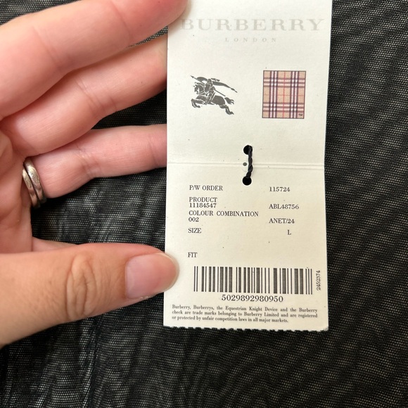 NWT Burberry Mesh Top - Picture 4 of 4